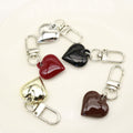 Metal Red Resin Heart Keychain Bag Charm Gift view 4