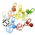 Metal Sailor Anchor Bell Keychain Striped Bag Charm Gift view 5