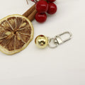 Metal Faux Pearl Heart Keychain For Bag Charm view 6