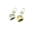 Metal Silver Heart Keychain For Cute Bag Charm Gift view 5