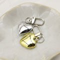 Metal Silver Heart Keychain For Cute Bag Charm Gift view 4