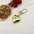 Metal Silver Heart Keychain For Cute Bag Charm Gift view 6