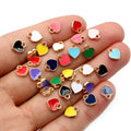 6x8mm Gold Zinc Alloy Charm Pendant for DIY Necklace Bracelet Jewelry Making view 4