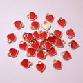 6x8mm Gold Zinc Alloy Charm Pendant for DIY Necklace Bracelet Jewelry Making view 3