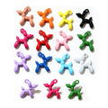 Enamel Balloon Dog Alloy Pendant Charm For DIY Bracelet Necklace Keychain 19x14mm 2.5g view 1