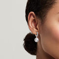 Light Luxury Faux Pearl Geometric Earrings For Women, Elegant Premium Style Fashion Jewelry view 3