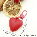 Metal Heart Phone Charm Keychain Unisex Bag Accessory view 2