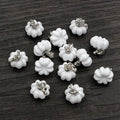 10x11mm 3g White Zinc Alloy Charm Pendant for DIY Necklace Bracelet Jewelry Making view 4