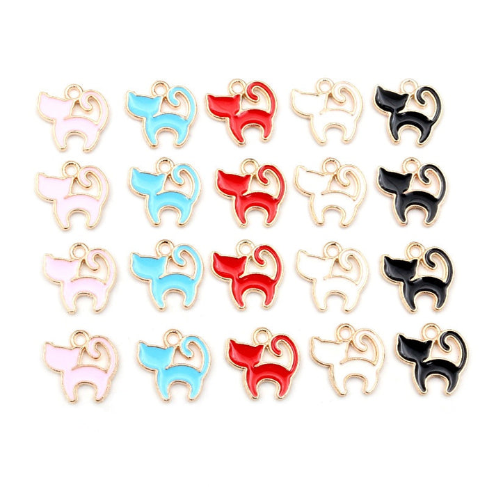 13x13mm Gold Zinc Alloy Charm Pendant for DIY Necklace Bracelet Jewelry Making