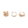 Light Luxury Alloy Irregular Smooth Oval Bean Open Ring For Women Geometric Fashion Index Finger Jewelry view 5