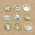 28x25mm Gold Zinc Alloy Charm Pendant for DIY Necklace Bracelet Jewelry Making view 4