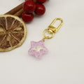 Metal Glitter Star Keychain Cute Backpack Charm Gift view 6