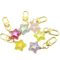 Metal Glitter Star Keychain Cute Backpack Charm Gift view 5