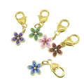 Alloy Purple Cherry Blossom Keychain DIY Accessory view 5