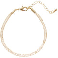 Copper Zircon Mesh Round Geometric Bangle For Women Light Luxury European Style Jewelry view 5