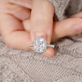 Light Luxury Geometric Ring For Women Elegant Wedding Engagement Fashion Jewelry Accessory view 3