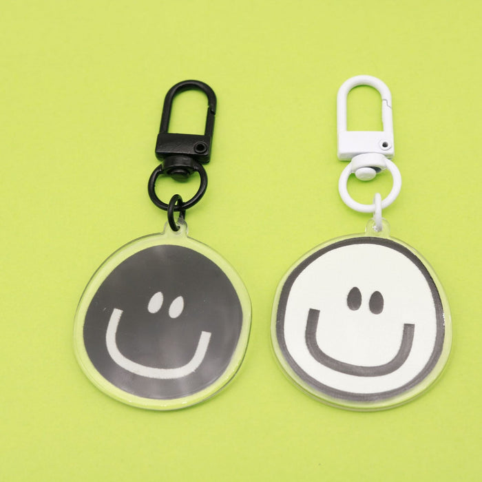 Acrylic Double Sided Smiley Jewelry Findings Accessories for DIY Jewelry Making