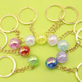 White Glass Round Ball Glass Lampwork Beads for DIY Jewelry Making view 1