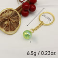 White Glass Round Ball Glass Lampwork Beads for DIY Jewelry Making view 2