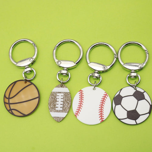 Acrylic Sports Ball Jewelry Findings Accessories for DIY Jewelry Making