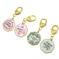 Metal Floral Thank You Tag Keychain Mother's Day Gift view 5
