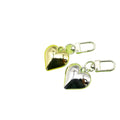 Metal Silver Heart Keychain Futuristic Bag Charm Gift Accessory view 5