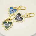Heart Evil Eye Earrings view 4