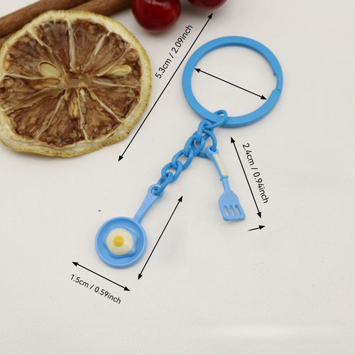 Black Zinc Alloy Fried Egg Pan Jewelry Findings Accessories for DIY Jewelry Making