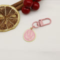 Metal Smiley Face Keychain Bag Charm view 6