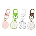Metal Smiley Face Keychain Bag Charm view 5
