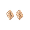 Luxury Gold Alloy Conch Shell Stud Earrings For Women, Summer Beach Statement Fashion Earrings view 5