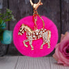 Fuchsia Crystal-Horse