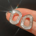 European American Style Stud Earrings For Women, Irregular Geometric Fashion Jewelry Accessory view 6