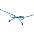 Vacation Style Resin Rice Bead Bow Choker Necklace Fresh Sweet Beach Collarbone Jewelry view 5