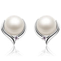 Women'S Simple Faux Pearl Stud Earrings Elegant Daily Matching Korean European Jewelry view 1