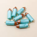 Resin Faux Crayon Pencil Pendant Charm For DIY Jewelry Keychain Necklace Accessories 34x10mm view 2
