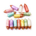 Resin Faux Crayon Pencil Pendant Charm For DIY Jewelry Keychain Necklace Accessories 34x10mm view 5