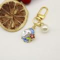 Alloy Enamel Flower Keychain Bag Charm view 6