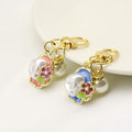 Alloy Enamel Flower Keychain Bag Charm view 4