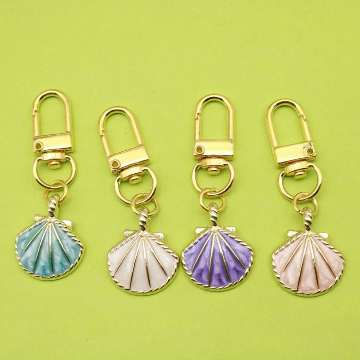 Zinc Alloy Pearl Accent Keychain Creative Key Ring Gift