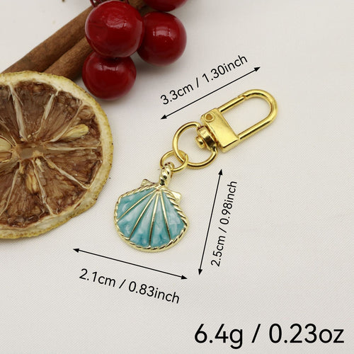 Zinc Alloy Pearl Accent Keychain Creative Key Ring Gift