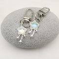 Zinc Alloy Pink Crystal Meteor Keychain Bag Charm Gift view 4