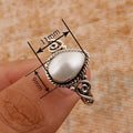 Baroque Vintage Antique Finish Ring For Women, Faux Pearl Elegant Classical Jewelry view 4