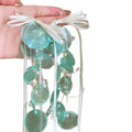Chic Shell Bow Tassel Drop Earrings With Geometric Round Sweet Fashion Design view 5