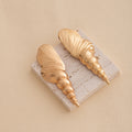 Luxury Gold Alloy Conch Shell Stud Earrings For Women, Ocean Vacation Statement Elegant Earrings view 4