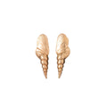 Luxury Gold Alloy Conch Shell Stud Earrings For Women, Ocean Vacation Statement Elegant Earrings view 5