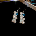Oval Faux Pearl Rhinestone Jewelry Set For Women, Elegant Geometric Luxury Collar Necklace view 4