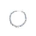 Oval Faux Pearl Rhinestone Jewelry Set For Women, Elegant Geometric Luxury Collar Necklace view 5
