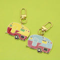 Zinc Alloy Enamel Car Plane Bus Keychain Travel Gift view 1