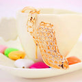 Openwork High Heel Metal Keychain With Split Ring And Lobster Clasp view 4